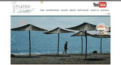 Desktop Screenshot of hotelplaton.gr